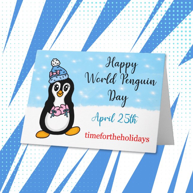 Happy World Penguin Day April 25 Card (Creator Uploaded)