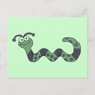 Happy Worm Tshirts and Gifts Postcard