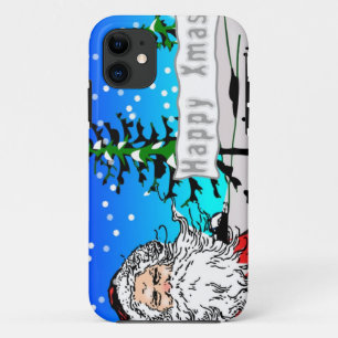 "HAPPY XMAS" SANTA CLAUS iPhone 11 CASE