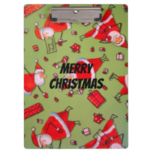Happy Xmas Santa Clipboard