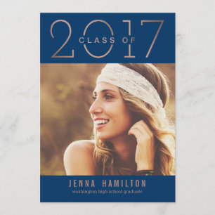 Happy Year EDITABLE COLOR Graduation Announcement