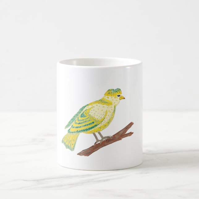 Happy Yellow Bird Mug (Center)