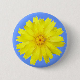 Happy Yellow Dandelion image 6 Cm Round Badge