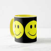 Happy Yellow Faces Black