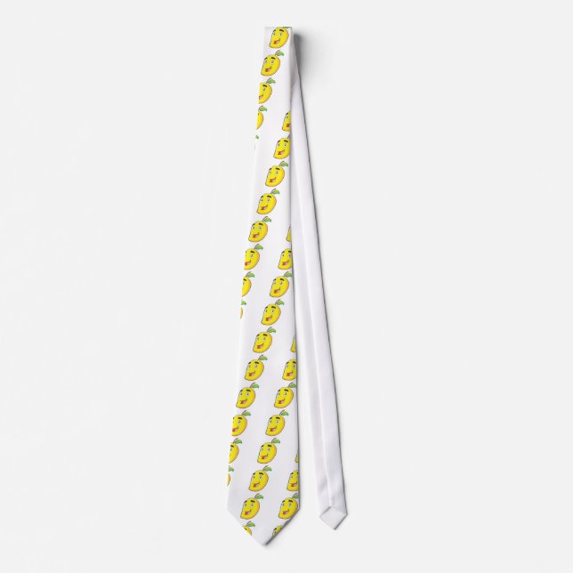 Happy Yellow Mango Fruit Tie (Front)