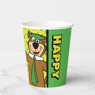 Happy Yogi Bear Paper Cups