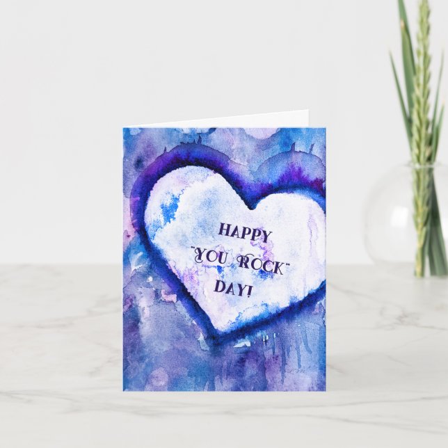 Happy "You Rock" Day card   (Front)