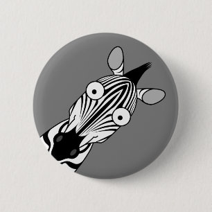 HAPPY ZEBRA BUTTON