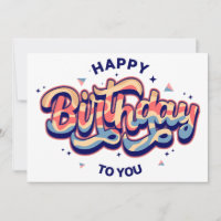#HappyBirthday #TypographyArt #BirthdayTypography 