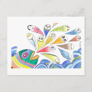 HappyFish Postcard