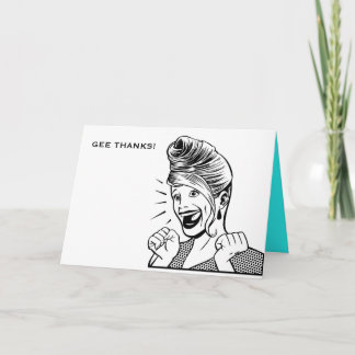 Happygal_stampart, GEE THANKS! Thank You Card