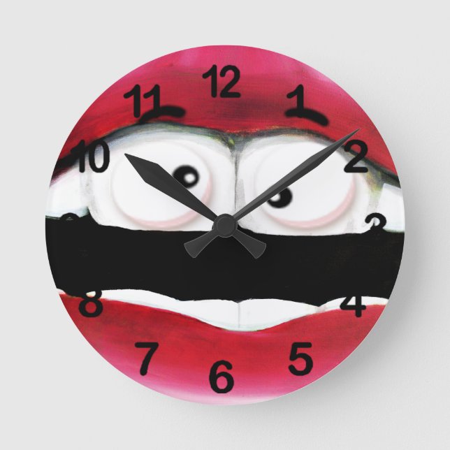 HappyHourTime !_ Round Clock (Front)
