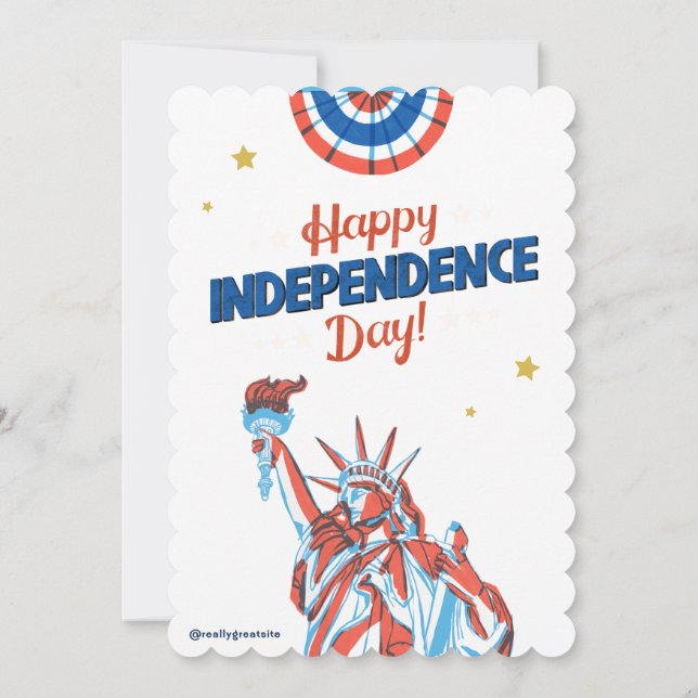 #HappyIndependenceDay Invitation (Back)