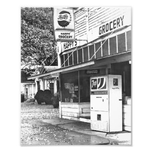Happy's Grocery Store, Ottawa, Kansas 1970s Photo Print