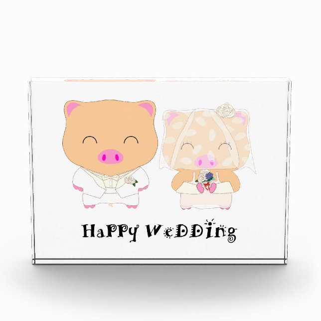 HappyWedding Photo Block (Front)
