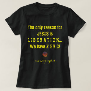 Happyworkt JESUS LIBERATION WHERE Christian T-Shirt