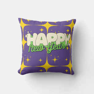 hapy new year image cushion