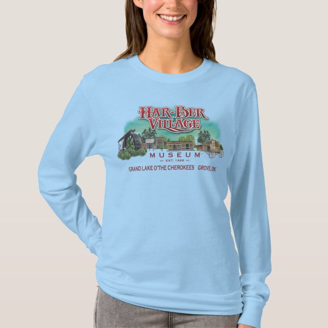 Har-Ber Village and Museum Map tee (Front)