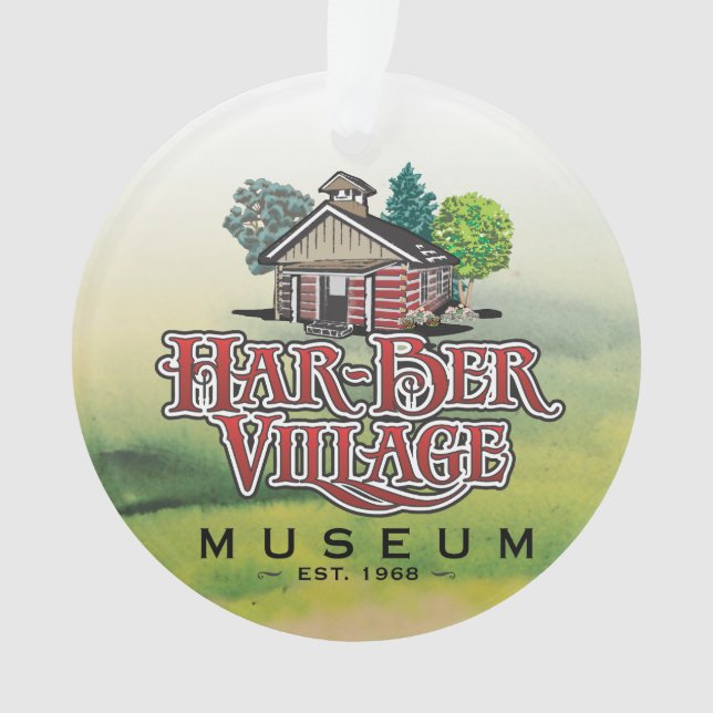 Har-Ber Village Museum acrylic ornament (Front)