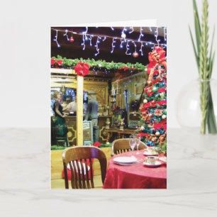 Har-Ber Village saloon 2014c Greeting Card