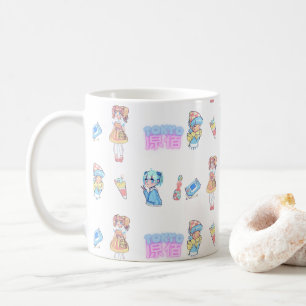 Harajuku Anime Girl Coffee Mug
