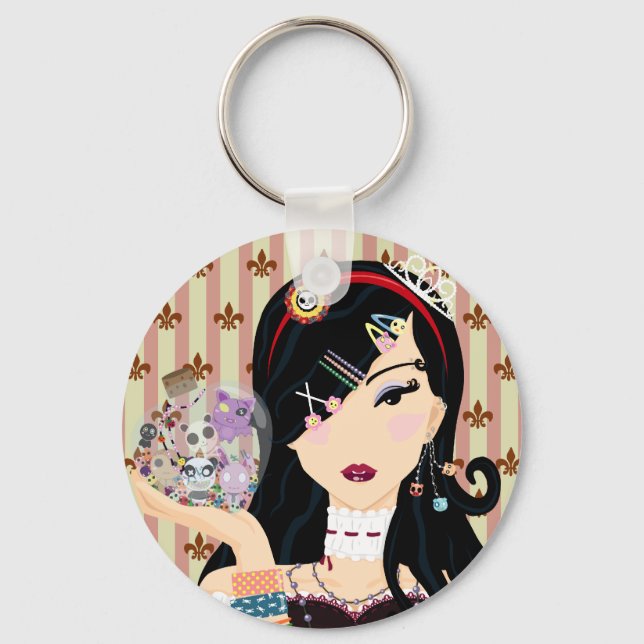 Harajuku Girl Mayumi Key Ring (Front)