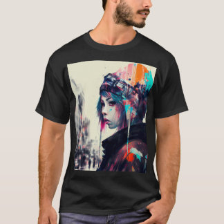 Harajuku Japan Modern Girl Art Tee 
