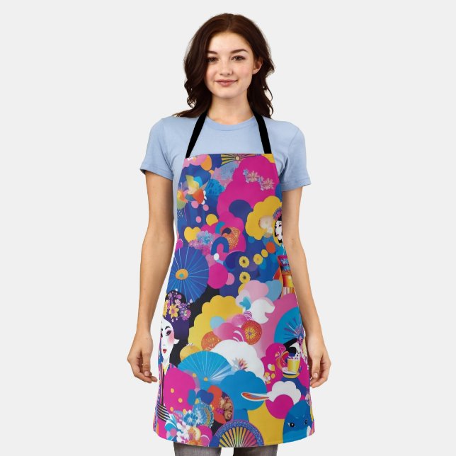 Harajuku pattern apron (Worn)