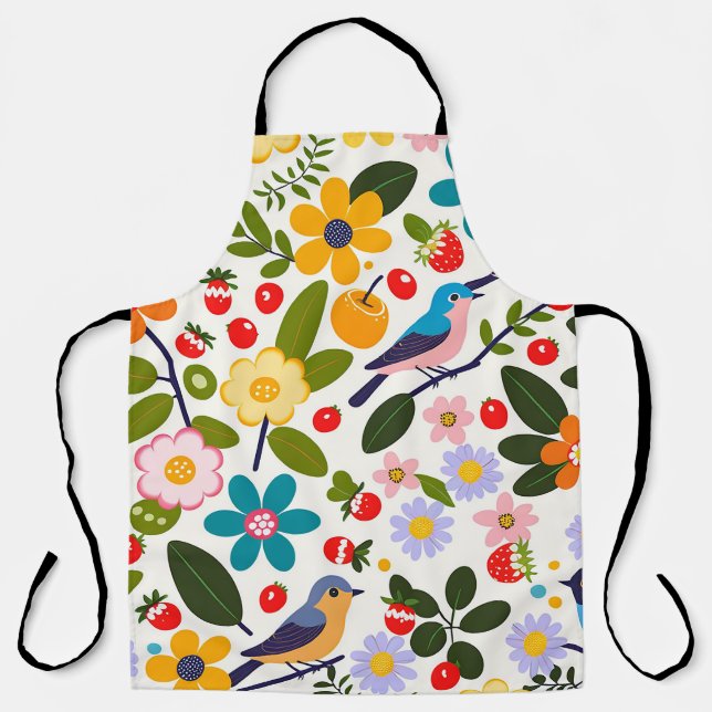 Harajuku Pattern Apron (Front)
