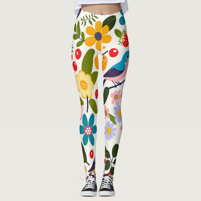 Harajuku Pattern Leggings (Front)
