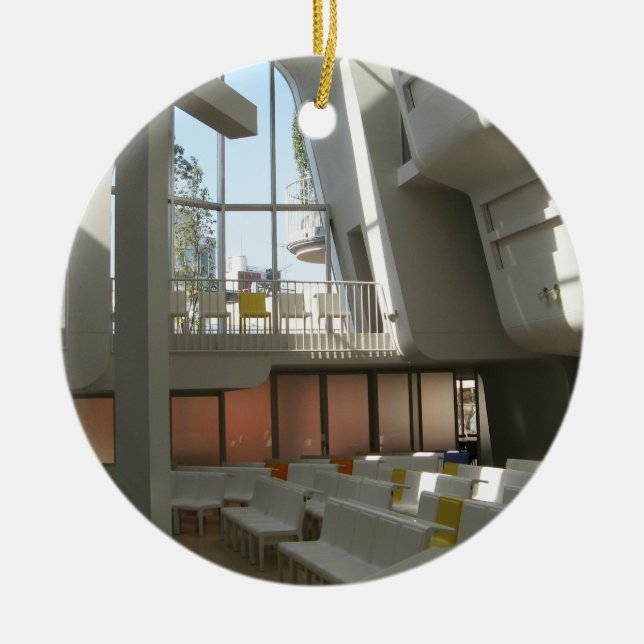 Harajuku Protestant Church, Tokyo, Japan Ceramic Ornament (Front)