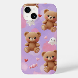  Harajuku Style: Teddy Bears and Ghosts by Natasha Case-Mate iPhone 14 Case