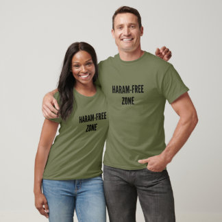 Haram free zone Islamic T-Shirt