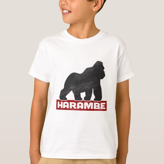 HARAMBE 2016 Lives Matter T-Shirt (Front)