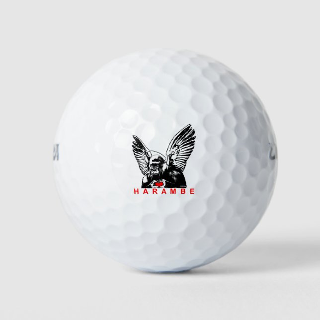 Harambe Golf Balls (Front)