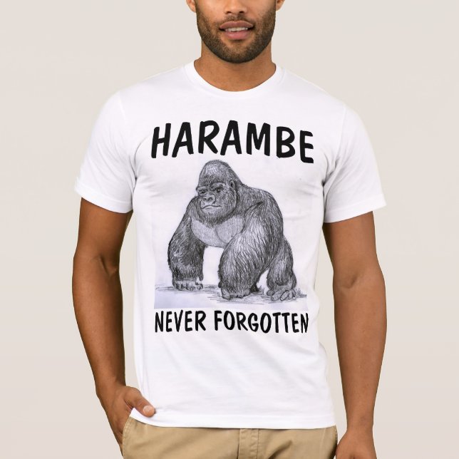 HARAMBE GORILLA T-shirts (Front)