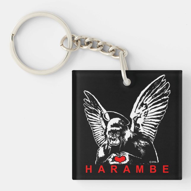 Harambe Key Ring (Front)