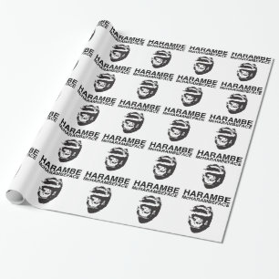 Harambe McHarambeface Wrapping Paper