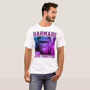 HARAMBE NEVER FORGOTTEN T-shirts