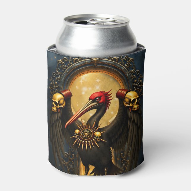 Harbinger of the Golden Gate The Nocturnal Pelican Can Cooler (Can Front)
