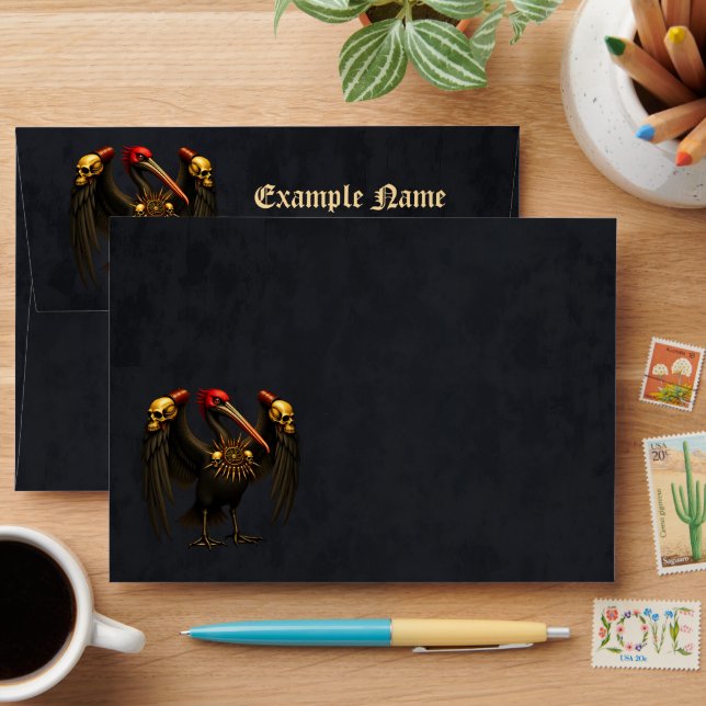 Harbinger of the Golden Gate The Nocturnal Pelican Envelope (Desk)