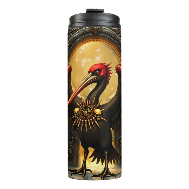 Harbinger of the Golden Gate The Nocturnal Pelican Thermal Tumbler (Front)