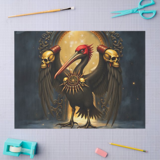 Harbinger of the Golden Gate The Nocturnal Pelican Tissue Paper (Craft)