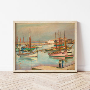 Harbor at the Island of Yeu   Henri Lebasque Poster