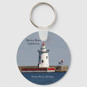 Harbor Beach Lighthouse key chain