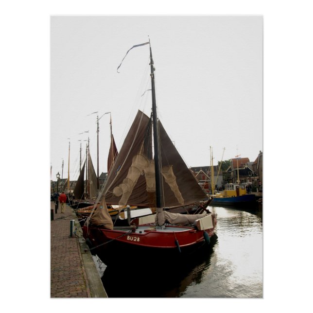 Harbor, boat, sailing  poster (Front)
