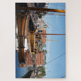 Harbor, Dutch village Jigsaw Puzzle
