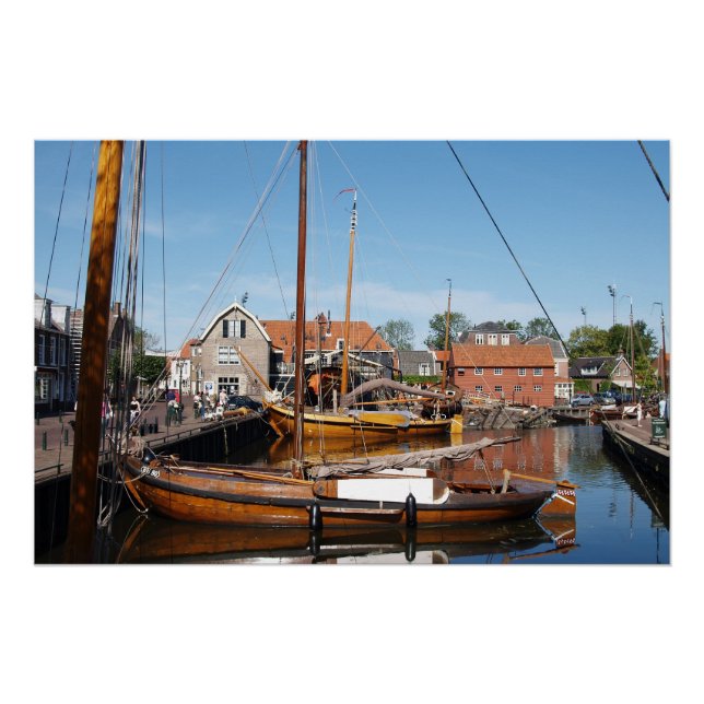 Harbor, Dutch village Poster (Front)