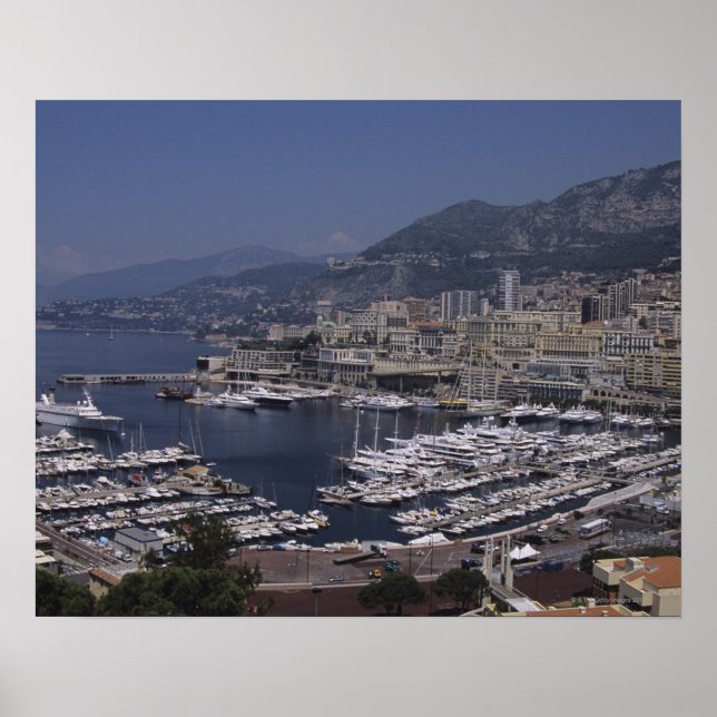 Harbor, Monte Carlo, French Riviera, Cote d' 3 Poster (Front)