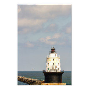 Harbor of Refuge Lighthouse Photo Print